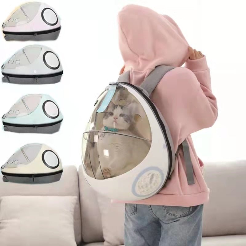 Spaceship Cat Backpack