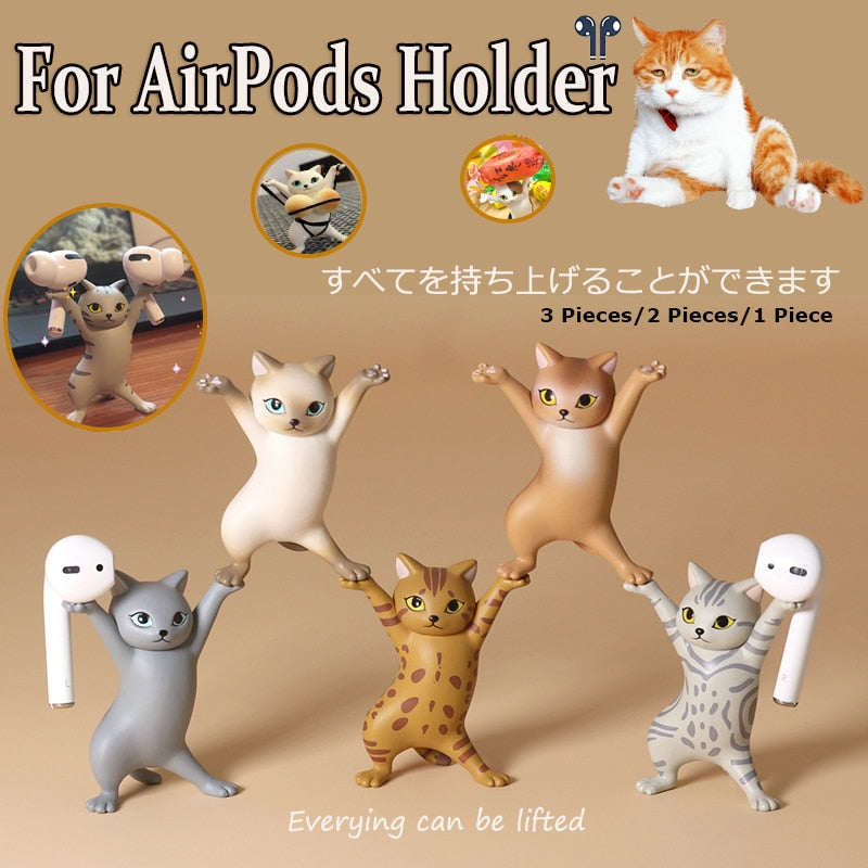 New Colors Cute Cat AirPod Holder - CatCo 