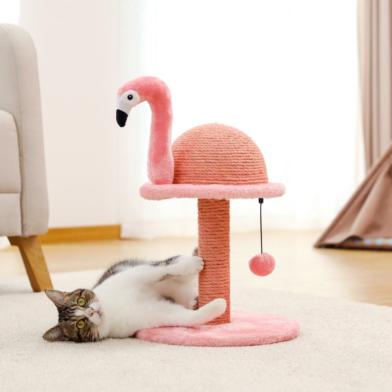 Flamingo Scratching Post