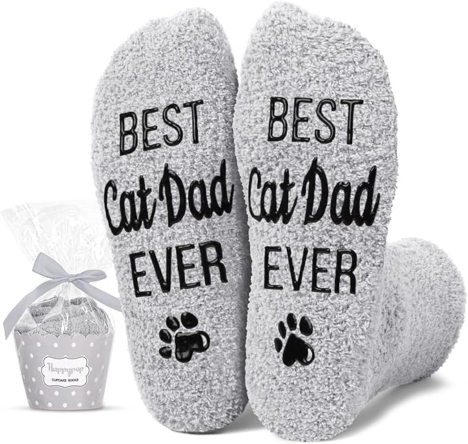 Purrfect Cat Dad Socks