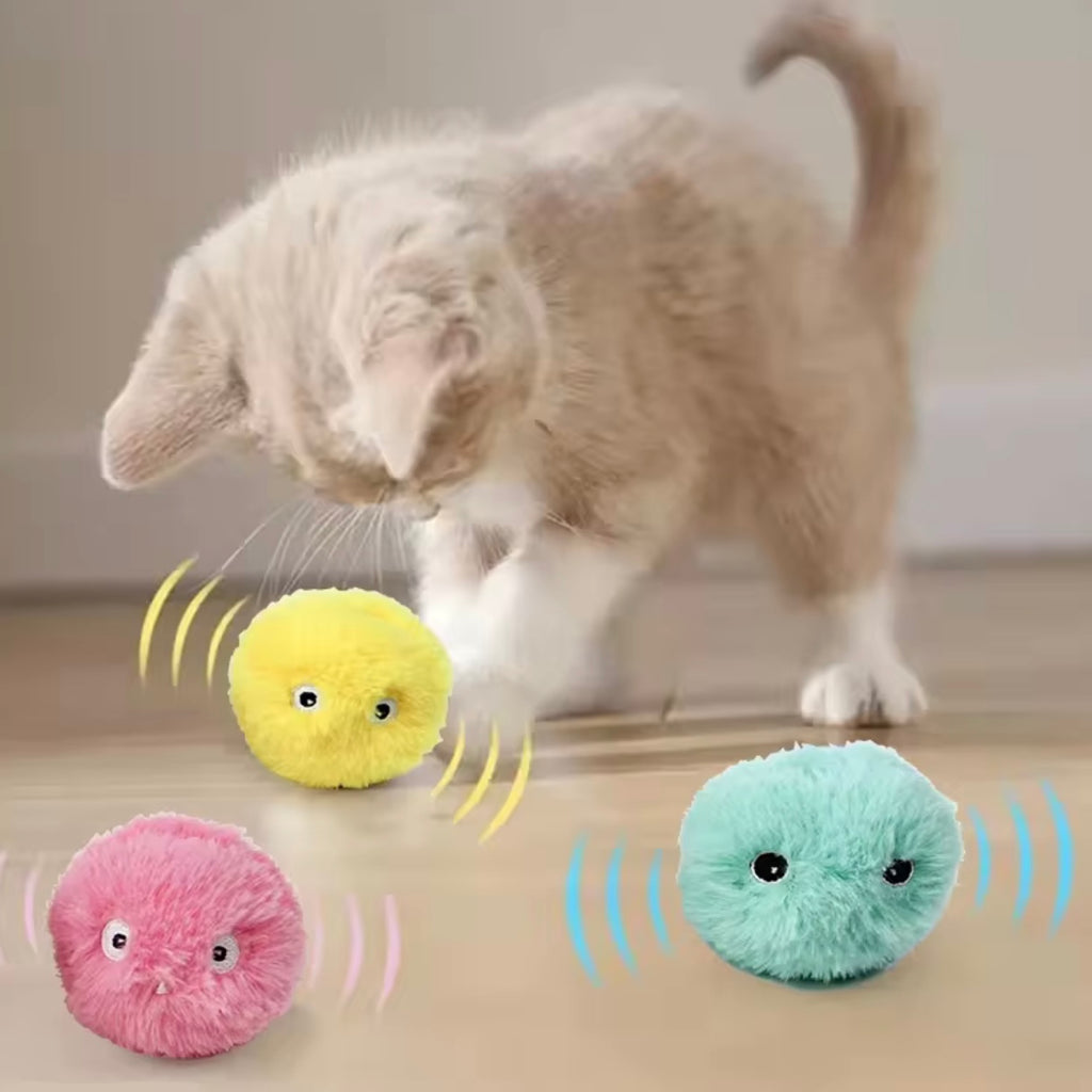 Interactive 3Pcs Catnip Ball