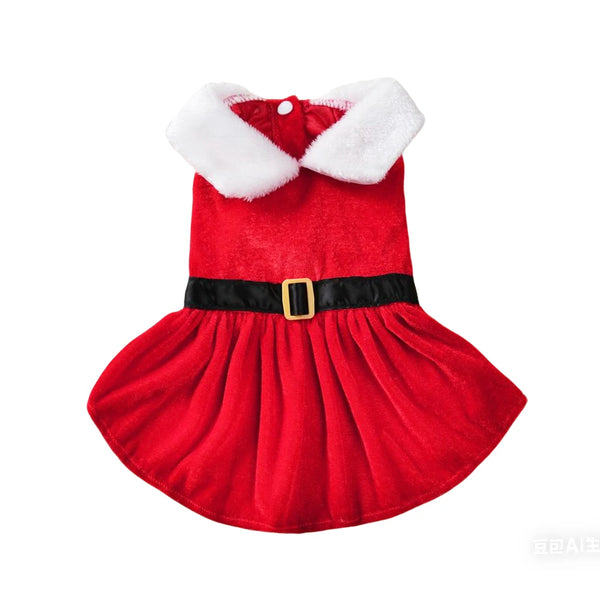 Santa Paws Cat Dress