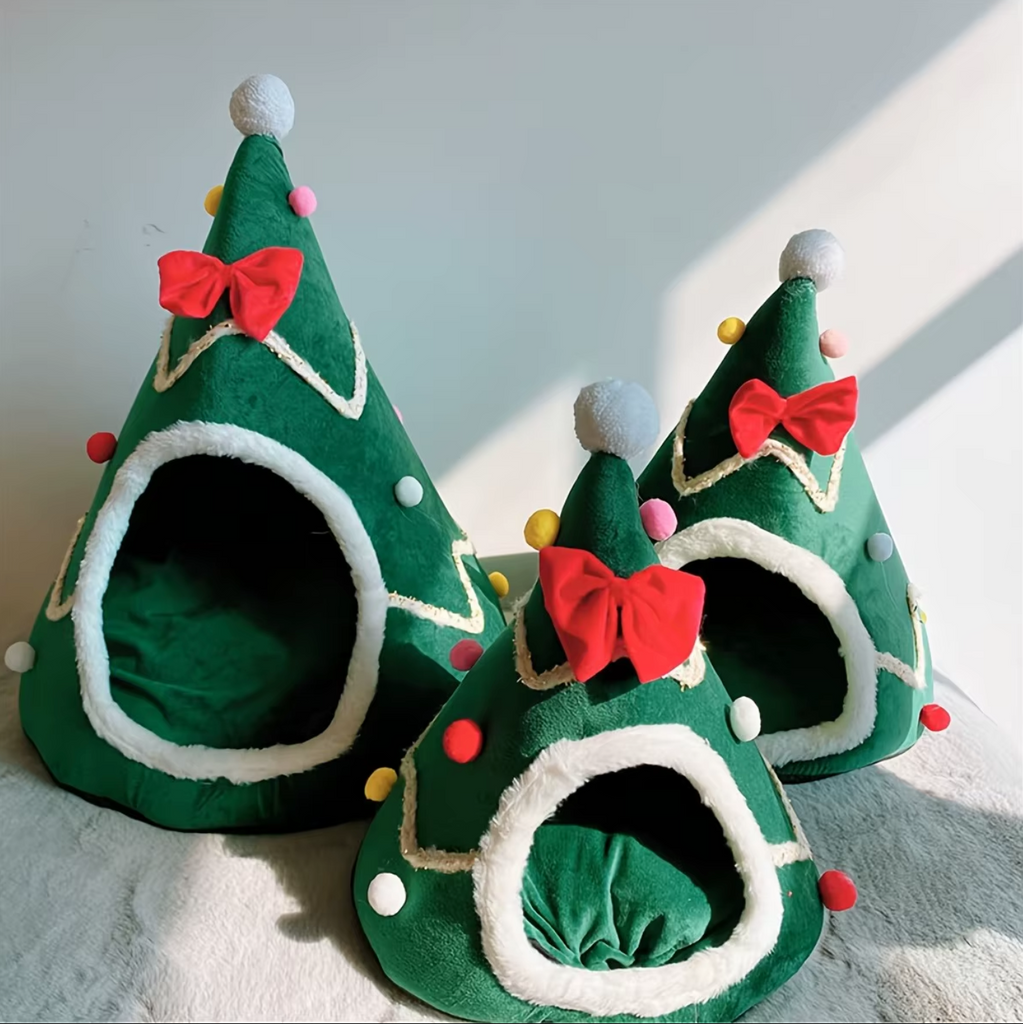 Meowmas Tree Cat Bed