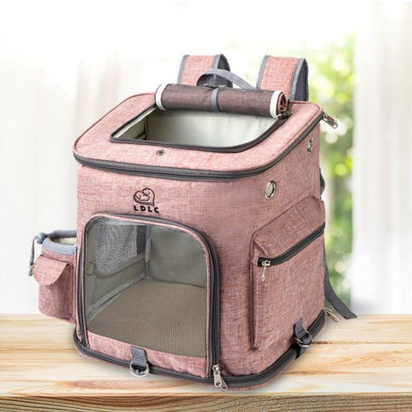 Outdoor Cat Mesh Carrier Backpack