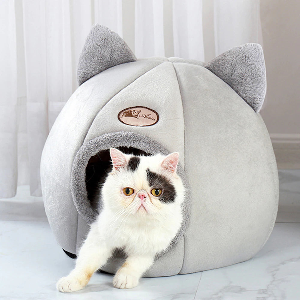 Cat Shaped Cave Bed