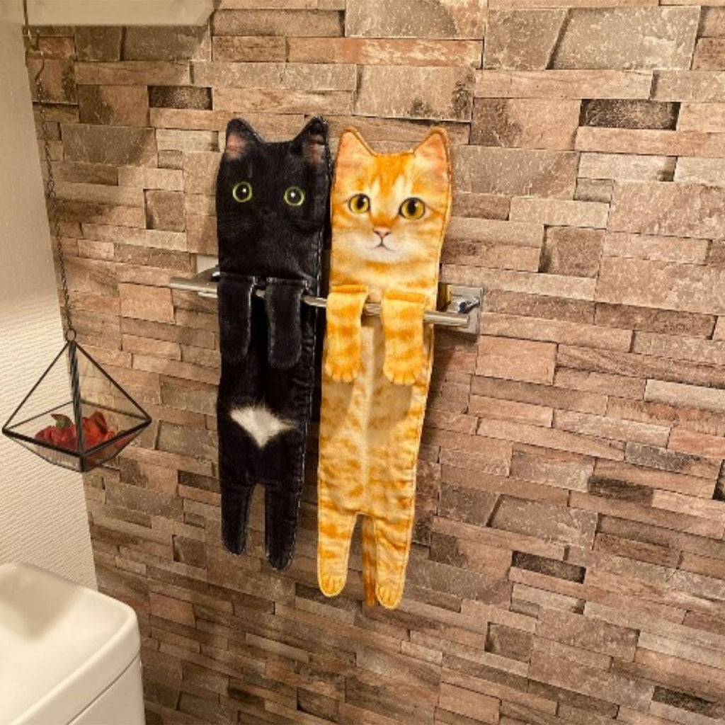 Funny Cat Hand Towels - CatCo 