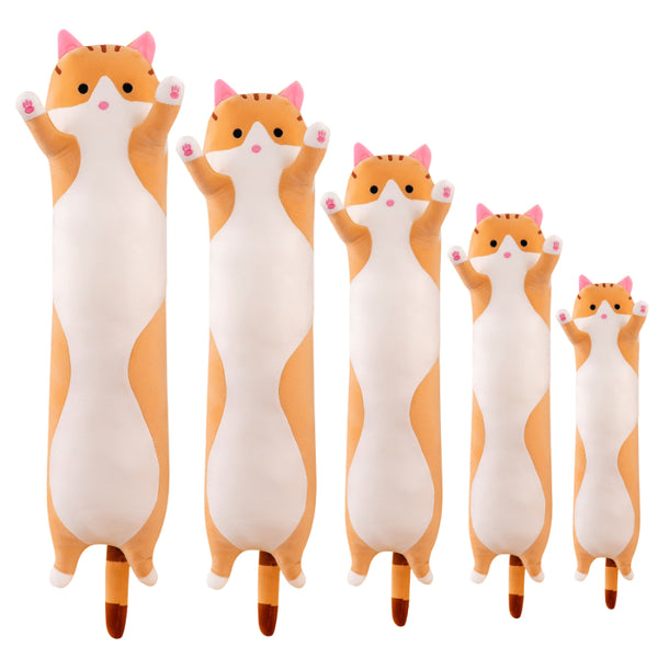 Squishy Long Cat Plush Pillow - CatCo 