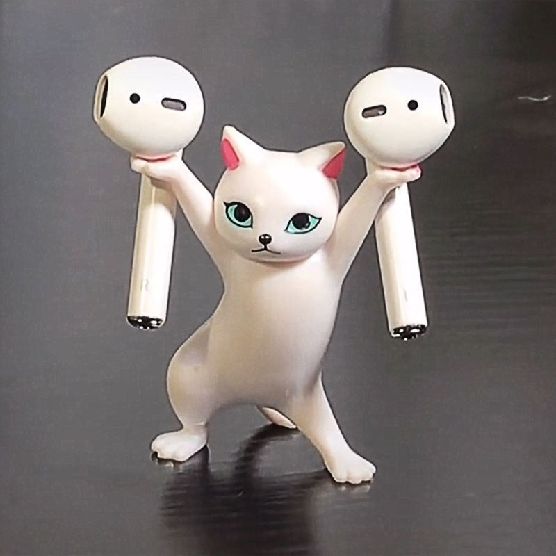 Dancing Cat Earphone Stand For AirPods - CatCo 